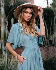 PREORDER - Seafoam Season Pocketed Tiered Maxi Dress - Seafoam Ins Street