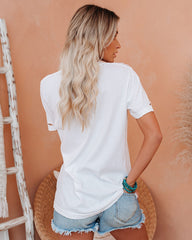 Seashell Bikini Distressed Cotton Tee Ins Street