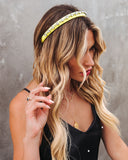 Serenade Embellished Headband - Yellow Ins Street