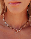 Shashi - Precious Chain Toggle Necklace Ins Street