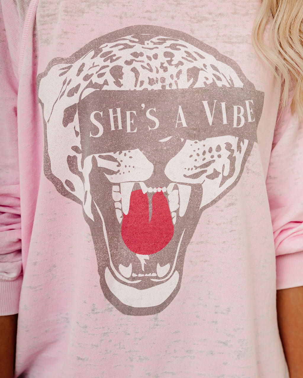She's A Vibe Vintage Knit Cheetah Pullover Ins Street