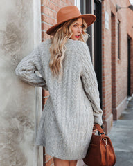 Sleepy Knit Cardigan - Grey - FINAL SALE Ins Street