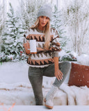 Snowdrift Knit Sweater - Mocha Combo - FINAL SALE Ins Street