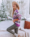Snowdrift Knit Sweater - Purple Combo - FINAL SALE Ins Street