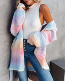 Soft Pastels Belted Knit Cardigan - FINAL SALE Ins Street