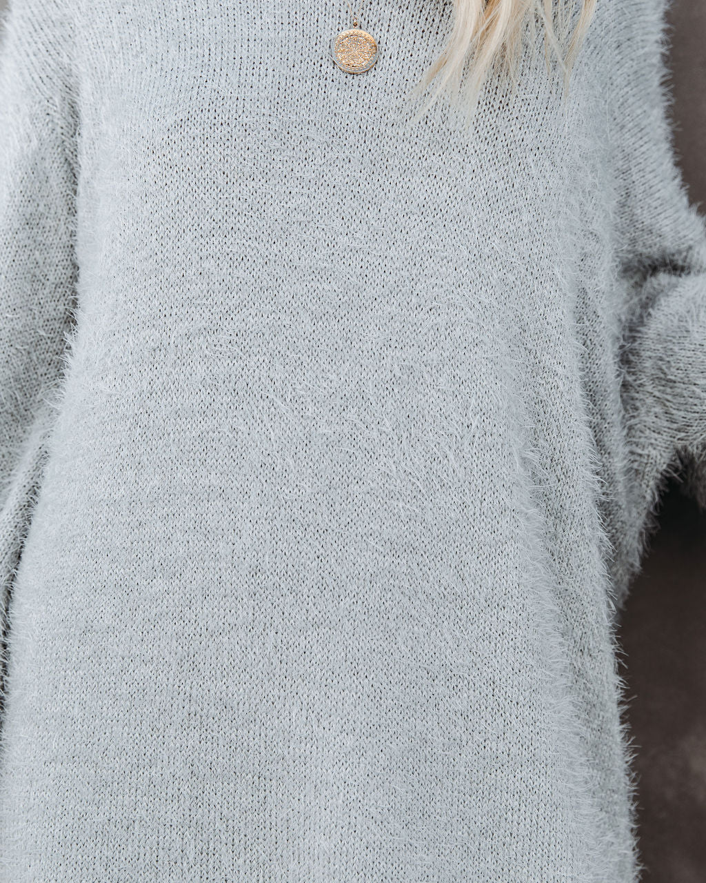 So In Love Knit Sweater Dress - Heather Grey - FINAL SALE Ins Street