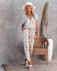 Spread Love Pocketed Shimmer Jumpsuit Ins Street