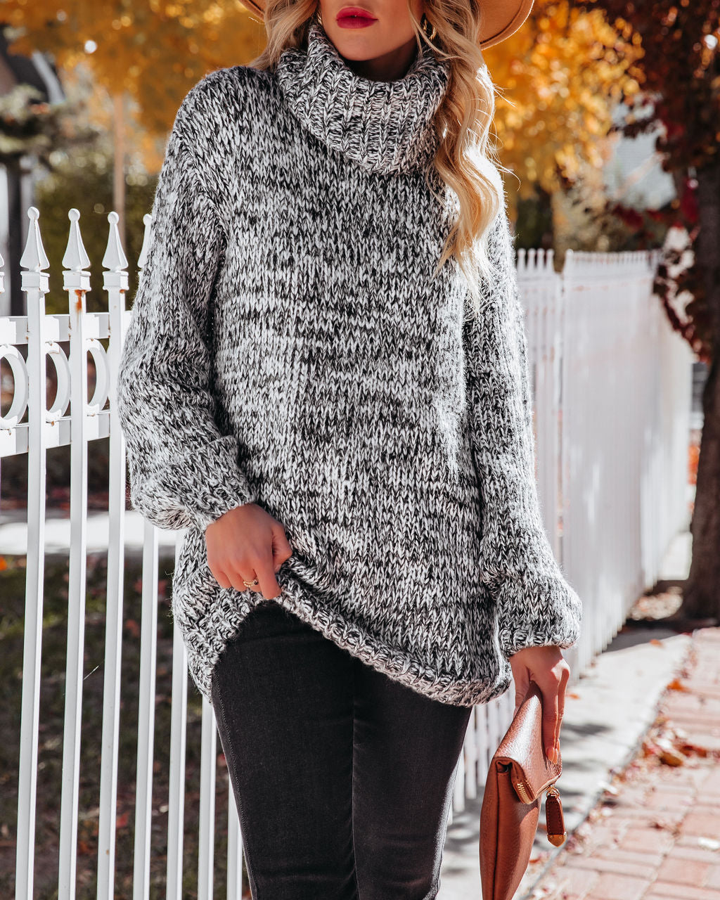 Stefan Turtleneck Knit Sweater Ins Street