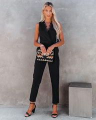 Strange Magic Pocketed Jumpsuit - Black Ins Street