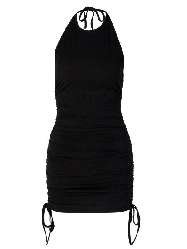 Side Drawstring Vest Dress 2023-03-14 InsStreet