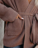 Suzette Pocketed Belted Knit Cardigan - FINAL SALE Ins Street