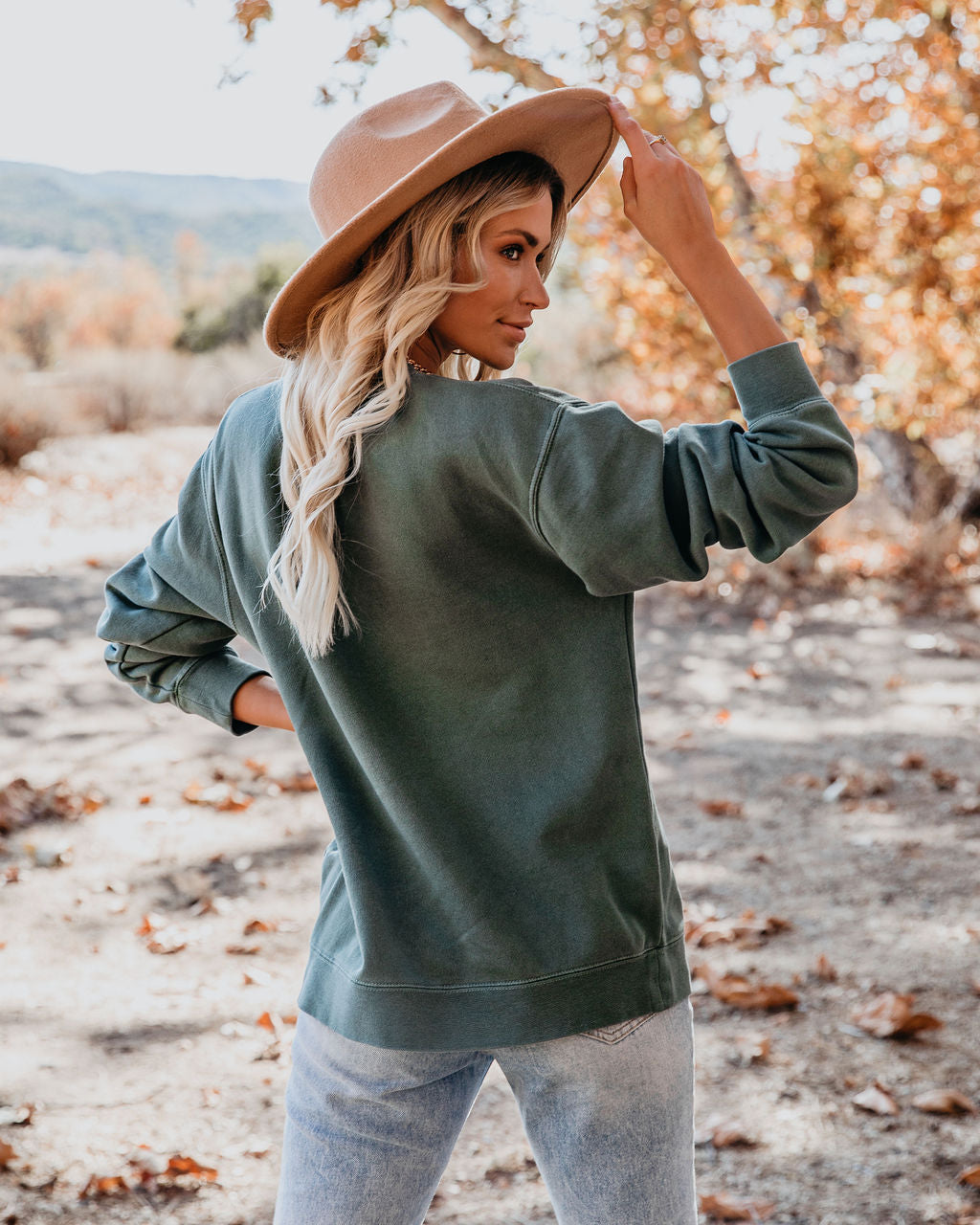 Take Me To The Mountains Cotton Blend Sweatshirt - FINAL SALE Ins Street