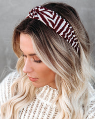 Tara Printed Twist Headband - FINAL SALE SHAS-001