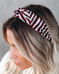 Tara Printed Twist Headband - FINAL SALE SHAS-001