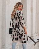 Tayvon Pocketed Leopard Duster Cardigan - FINAL SALE STOR-001