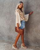 The Hills Are Alive Eyelet Kimono Top - Mustard LOVE-003