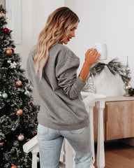 Toasty And Tipsy Cotton Blend Sweatshirt - FINAL SALE LULU-001