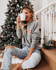 Toasty And Tipsy Cotton Blend Sweatshirt - FINAL SALE LULU-001