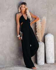 Top Influencer Halter Jumpsuit OLIV-001