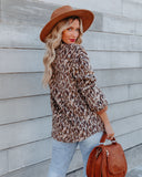 Unstoppable Button Down Leopard Shacket - FINAL SALE THML-001