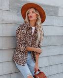 Unstoppable Button Down Leopard Shacket - FINAL SALE THML-001