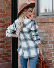 Veneta Pocketed Plaid Shacket THRE-001