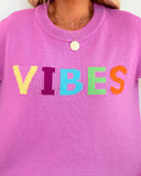 Vibes Cotton Blend Sweater - Orchid ENDL-001