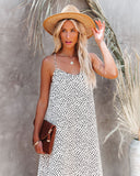 Walk On By Printed High Low Ruffle Maxi Dress Ins Street