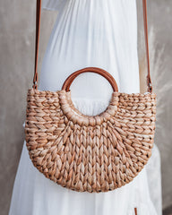 Wander Often Rattan Crossbody Handbag Ins Street