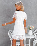What Love Is Lace Ruffle Dress Ins Street