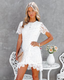 What Love Is Lace Ruffle Dress Ins Street