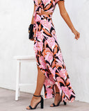 When Tulips Kiss Maxi Skirt Ins Street