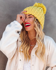 Whistler Pom Beanie - Lime Ins Street