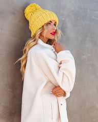 Whistler Pom Beanie - Lime Ins Street