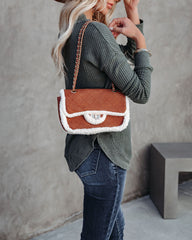 Whitley Sherpa Crossbody Bag - Tan Ins Street