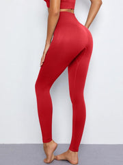 Wide Band Waist Seamless Sports Leggings Ins Street