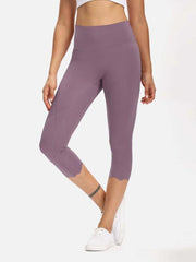 Wide Waist Capri Sports Leggings Ins Street