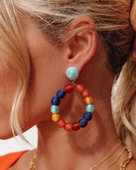 Wild Life Woven Hoop Earrings Ins Street