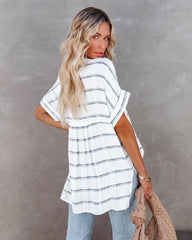 Winston Striped Woven Top Ins Street