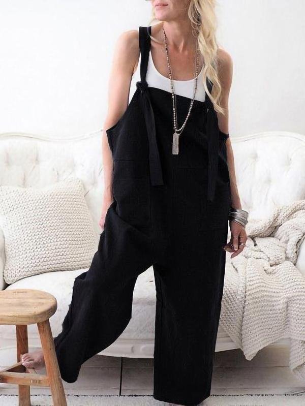 Overalls Wide Leg Jumpsuit Ins Street