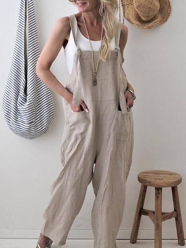 Overalls Wide Leg Jumpsuit Ins Street