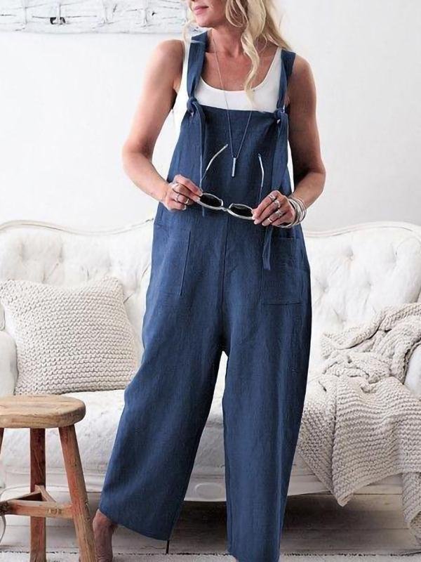 Overalls Wide Leg Jumpsuit Ins Street