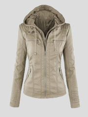 Women Jackets Faux Leather Jacket Ins Street