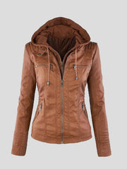 Women Jackets Faux Leather Jacket Ins Street