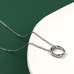 Women Irregular Circle Pendant Ins Street