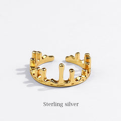 Women Irregular Crown Ring Ins Street