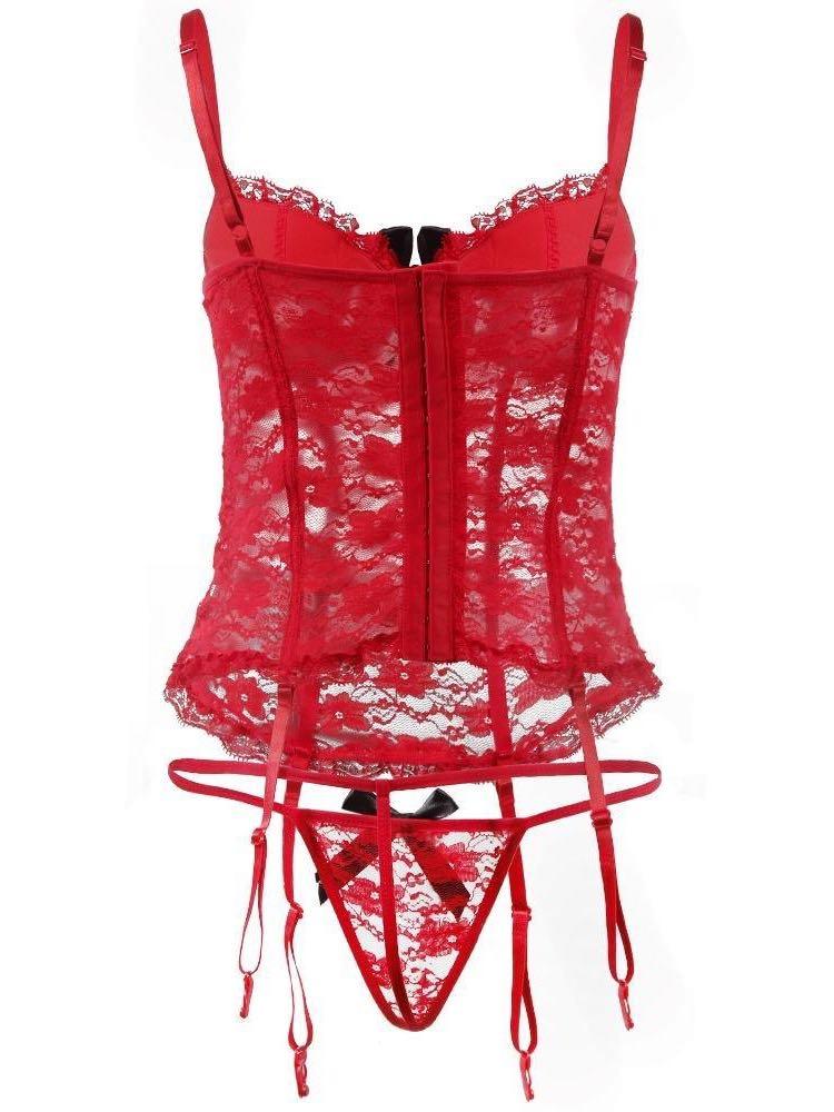 Women Lace Corset Sexy Lingerie Ins Street