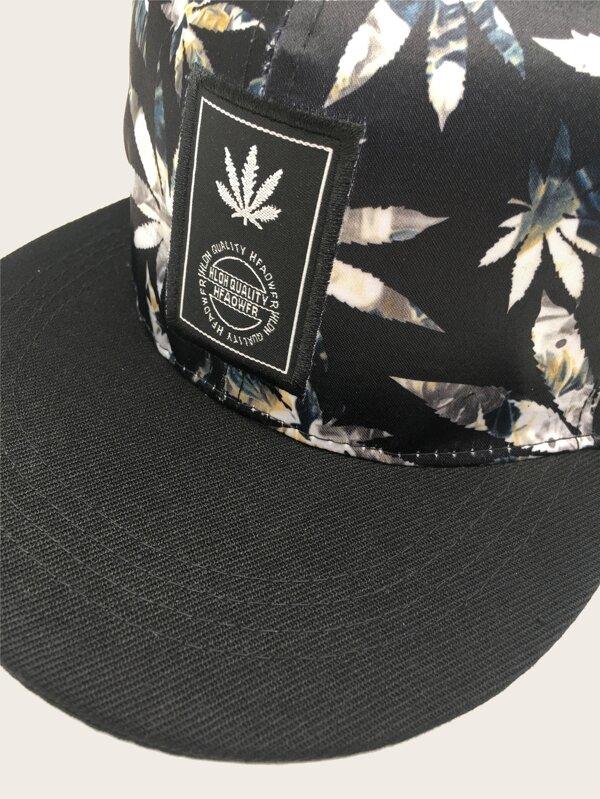 Women Leaf Pattern Baseball Cap Ins Street