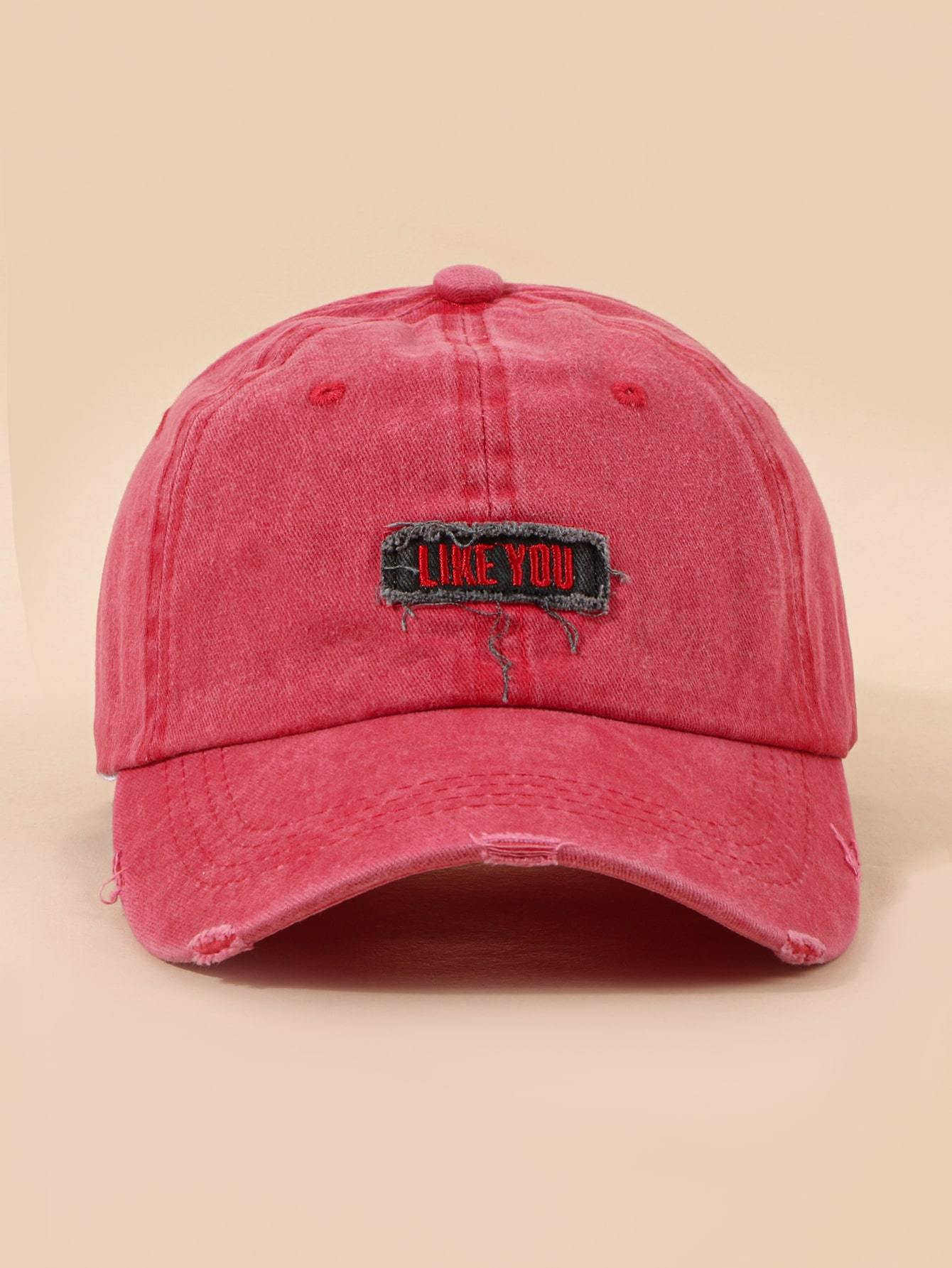 Women Letter Embroidered Baseball Cap Ins Street