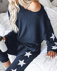 women say loose long sleeved casual S UI Ins Street